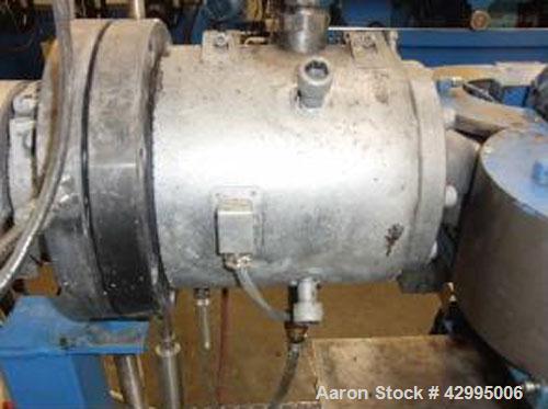 Used Unicor UC 58/90 Corrugator Line.  Maximum output 705 lbs (320 kg/h), for single wall pipes from 0.23 - 2" (5 - 58 mm), maximum speed up to 98 ft/hour (30 m/hour).  Comprised of:  (1) Cincinnati ...