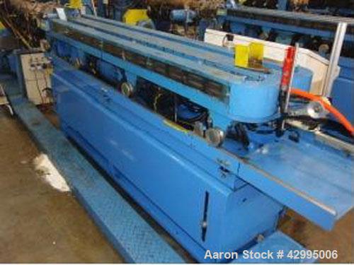 Used Unicor UC 58/90 Corrugator Line.  Maximum output 705 lbs (320 kg/h), for single wall pipes from 0.23 - 2" (5 - 58 mm), maximum speed up to 98 ft/hour (30 m/hour).  Comprised of:  (1) Cincinnati ...