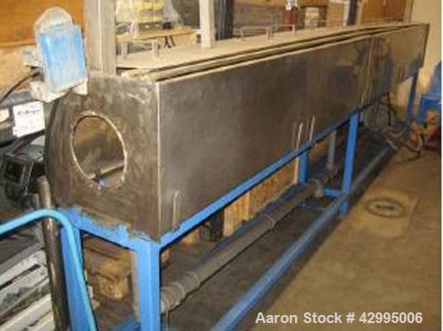 Used Unicor UC 58/90 Corrugator Line.  Maximum output 705 lbs (320 kg/h), for single wall pipes from 0.23 - 2" (5 - 58 mm), maximum speed up to 98 ft/hour (30 m/hour).  Comprised of:  (1) Cincinnati ...