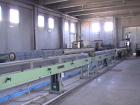 Used Bandera Pipe Extrusion Plant, complete for production of LDPE and HDPE pipes, output 441-551 lbs/h (200-250 kg/h). Comprised of Banders extruder T.R.90, gravimetrical dosing unit, BDO 100L scree...