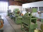 USED: PVC profile line. Cincinnati CMT-35 twin screw extruder, screwdiameter 1.38