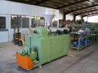 USED: PVC profile line. Cincinnati CMT-35 twin screw extruder, screwdiameter 1.38