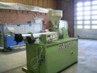 USED: PVC profile line. Cincinnati CMT-35 twin screw extruder, screwdiameter 1.38