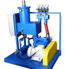USED: Corma corrugator complete with die head, type 120 HSL VAC. Mold blocks cavity sizes available: 1