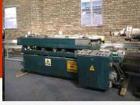 Used Frankishe F4L Double Wall Corrugated PE Pipe Extrusion Line comprised of: (1) Kuhne K70-24D extruder, built 1987. (1) Kuhne K60-24D extruder, built 1987. (1) Die head 4.3