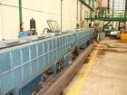 Used-Krauss Maffei pipe extrusion line, capacity 1102 lbs/h (500 kg/h), used for 9.84