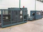 Used-Krauss Maffei pipe extrusion line, capacity 1102 lbs/h (500 kg/h), used for 9.84