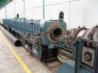 Used-Krauss Maffei pipe extrusion line, capacity 1102 lbs/h (500 kg/h), used for 9.84