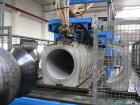 Used Unicor UC 1000/9 iV Corrugator Extrusion Line, for corrugated PE double wall pipes up to maximum 39.37