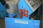 Used Unicor UC 58/90 Corrugator Line.  Maximum output 705 lbs (320 kg/h), for single wall pipes from 0.23 - 2
