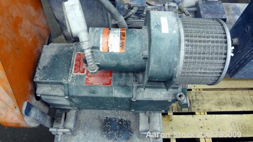 Used APV Single Screw Pelletizing Line Consisting Of: (1) APV 1-1/2” single screw extruder, 30 to 1 L/D ratio. Electrically heated, air cooled 4 zone, side vented barrel with vacuum pump. Water coole...