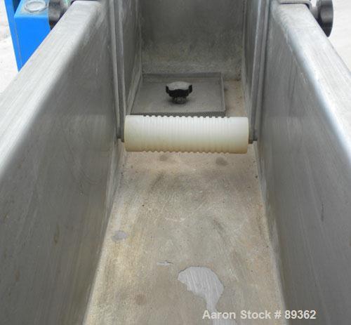 Used Akron Pelletizing Line Consisting Of: (1) Akron 1-1/2" single screw extruder, model MPAK 150. Approximate 40:1 L/D ratio. Electrically heated, air cooled. 5 zone vented, plugged barrel. Water co...