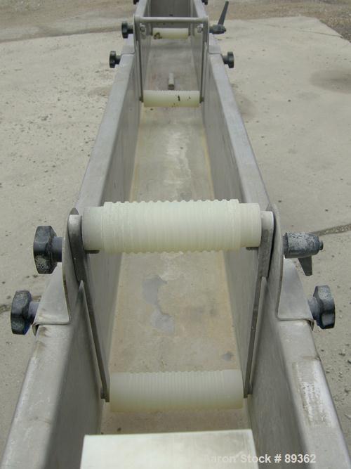 Used Akron Pelletizing Line Consisting Of: (1) Akron 1-1/2" single screw extruder, model MPAK 150. Approximate 40:1 L/D ratio. Electrically heated, air cooled. 5 zone vented, plugged barrel. Water co...