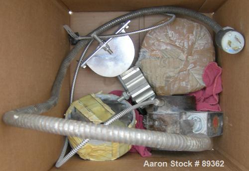 Used Akron Pelletizing Line Consisting Of: (1) Akron 1-1/2" single screw extruder, model MPAK 150. Approximate 40:1 L/D ratio. Electrically heated, air cooled. 5 zone vented, plugged barrel. Water co...