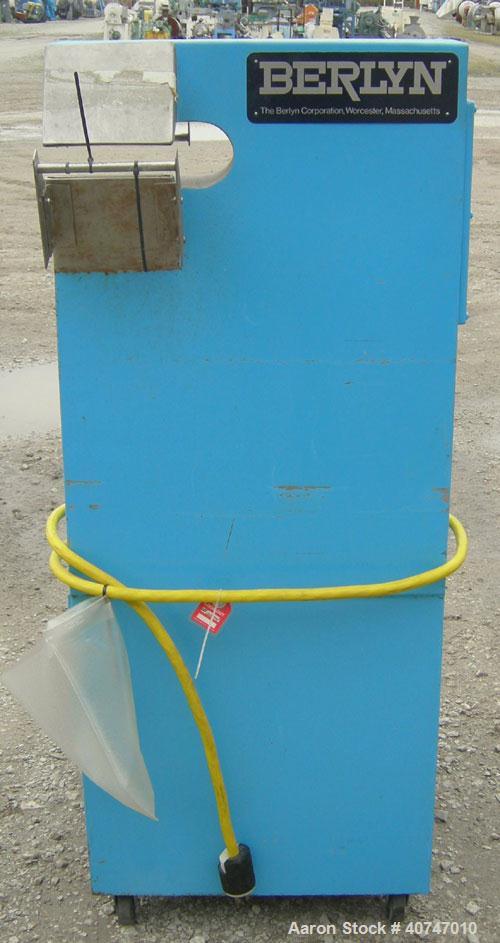 Used Berlyn Pelletizing Line Consisting Of: (1) Berlyn 2" single screw extruder, approximately 36:1 L/D ratio. Electrically heated, air cooled 5 zone top vented barrel with vacuum pump. Water cooled ...