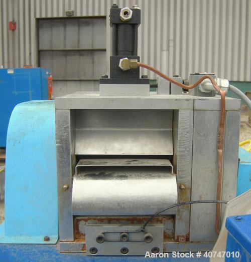 Used Berlyn Pelletizing Line Consisting Of: (1) Berlyn 2" single screw extruder, approximately 36:1 L/D ratio. Electrically heated, air cooled 5 zone top vented barrel with vacuum pump. Water cooled ...