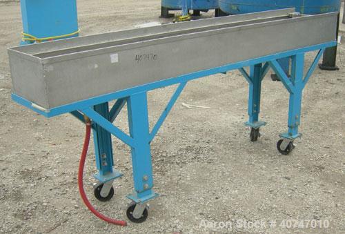Used Berlyn Pelletizing Line Consisting Of: (1) Berlyn 2" single screw extruder, approximately 36:1 L/D ratio. Electrically heated, air cooled 5 zone top vented barrel with vacuum pump. Water cooled ...