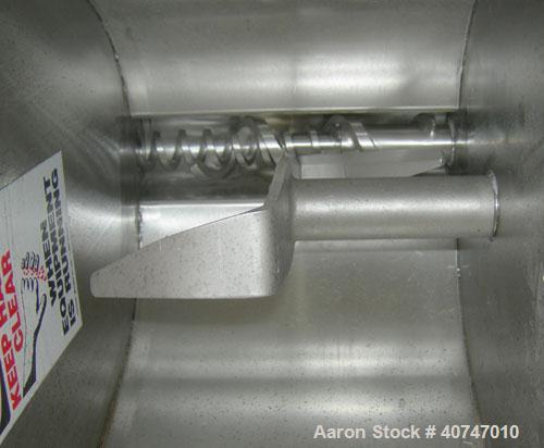 Used Berlyn Pelletizing Line Consisting Of: (1) Berlyn 2" single screw extruder, approximately 36:1 L/D ratio. Electrically heated, air cooled 5 zone top vented barrel with vacuum pump. Water cooled ...