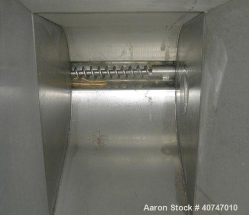 Used Berlyn Pelletizing Line Consisting Of: (1) Berlyn 2" single screw extruder, approximately 36:1 L/D ratio. Electrically heated, air cooled 5 zone top vented barrel with vacuum pump. Water cooled ...