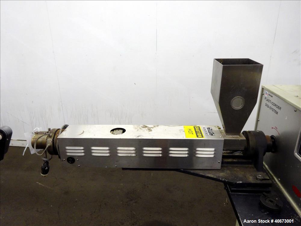 Used Brabender Plasti-Corder Pelletizing Line