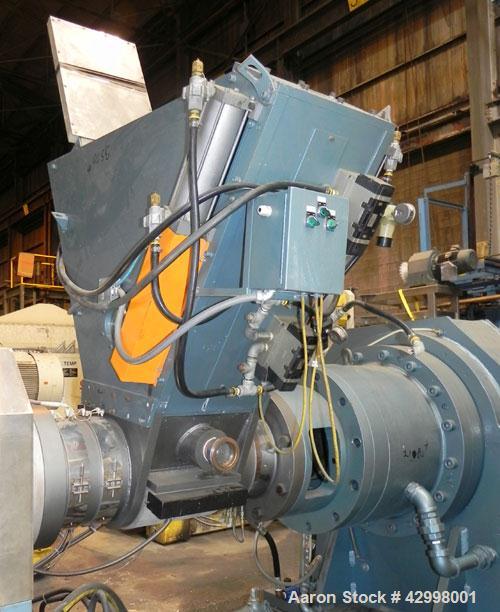 Used Crown (CDLTechnologies) Pelletizing Line, Consisting Of: (1) Crown (CDLTechnologies) 10’’ Diameter Single Screw Extruder, Model CEXT10, serial# 1590. Approximately 30 to 1 L/D ratio, cored for c...