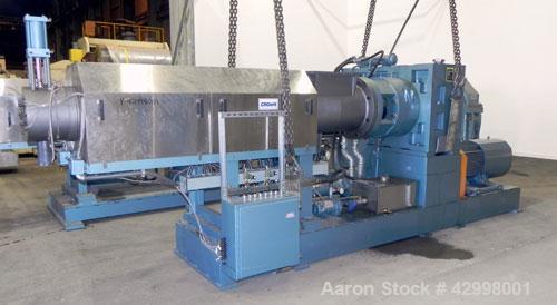 Used Crown (CDLTechnologies) Pelletizing Line, Consisting Of: (1) Crown (CDLTechnologies) 10’’ Diameter Single Screw Extruder, Model CEXT10, serial# 1590. Approximately 30 to 1 L/D ratio, cored for c...