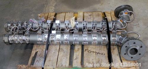 Used Crown (CDLTechnologies) Pelletizing Line, Consisting Of: (1) Crown (CDLTechnologies) 10’’ Diameter Single Screw Extruder, Model CEXT10, serial# 1590. Approximately 30 to 1 L/D ratio, cored for c...