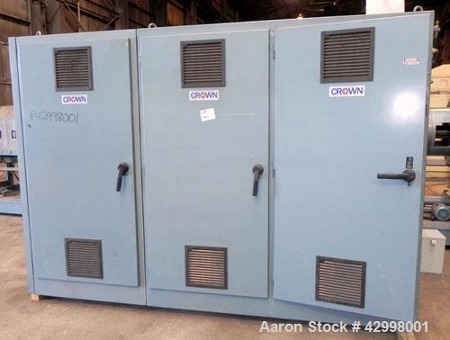 Used Crown (CDLTechnologies) Pelletizing Line, Consisting Of: (1) Crown (CDLTechnologies) 10’’ Diameter Single Screw Extruder, Model CEXT10, serial# 1590. Approximately 30 to 1 L/D ratio, cored for c...
