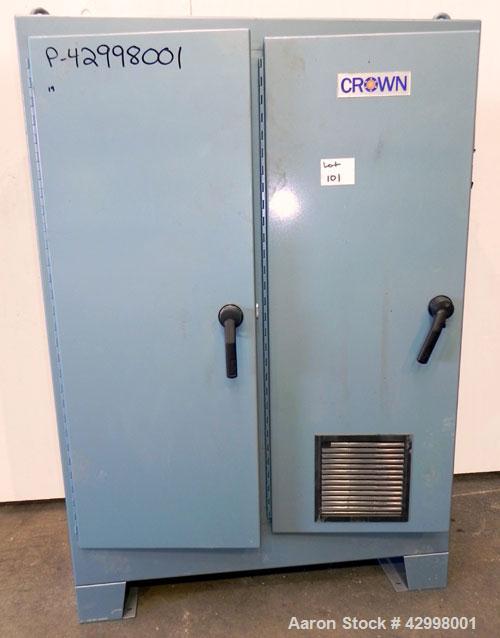 Used Crown (CDLTechnologies) Pelletizing Line, Consisting Of: (1) Crown (CDLTechnologies) 10’’ Diameter Single Screw Extruder, Model CEXT10, serial# 1590. Approximately 30 to 1 L/D ratio, cored for c...