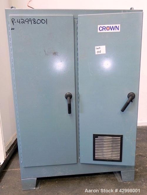 Used Crown (CDLTechnologies) Pelletizing Line, Consisting Of: (1) Crown (CDLTechnologies) 10’’ Diameter Single Screw Extruder, Model CEXT10, serial# 1590. Approximately 30 to 1 L/D ratio, cored for c...