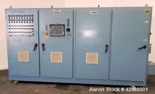 Used Crown (CDLTechnologies) Pelletizing Line, Consisting Of: (1) Crown (CDLTechnologies) 10’’ Diameter Single Screw Extruder, Model CEXT10, serial# 1590. Approximately 30 to 1 L/D ratio, cored for c...