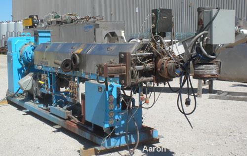 Used- Crown Single Screw Pelletizing Line 