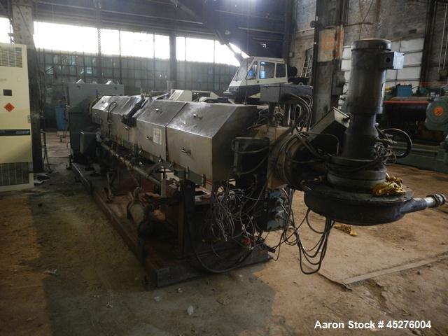 Used Crown 6" Water Ring Pelletizing Line 