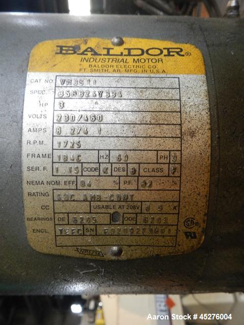Used Crown 6" Water Ring Pelletizing Line 