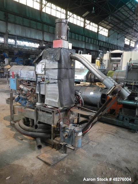 Used Crown 6" Water Ring Pelletizing Line 