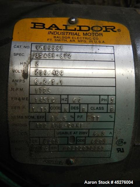 Used Crown 6" Water Ring Pelletizing Line 