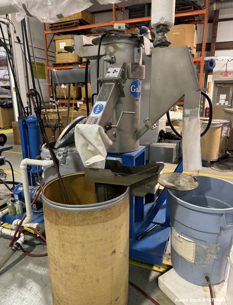 Used 2.5" Davis Standard / Gala Pilot Plant Pelletizing Line – 75 kW Extruder, Underwater Pelletizer, Spin Dryer, 2020
