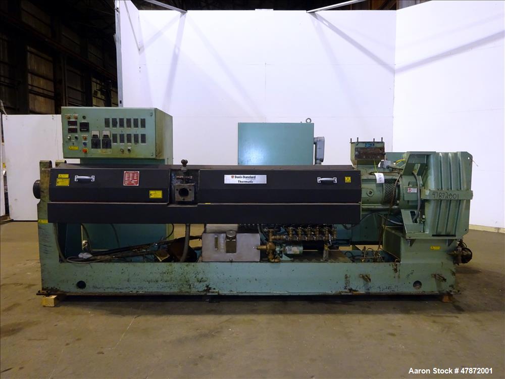Used Davis Standard Single Screw Pelletizing Line