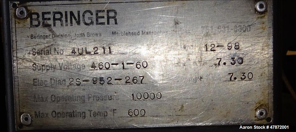 Used Davis Standard Single Screw Pelletizing Line