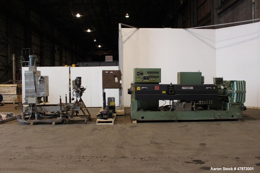 Used Davis Standard Single Screw Pelletizing Line