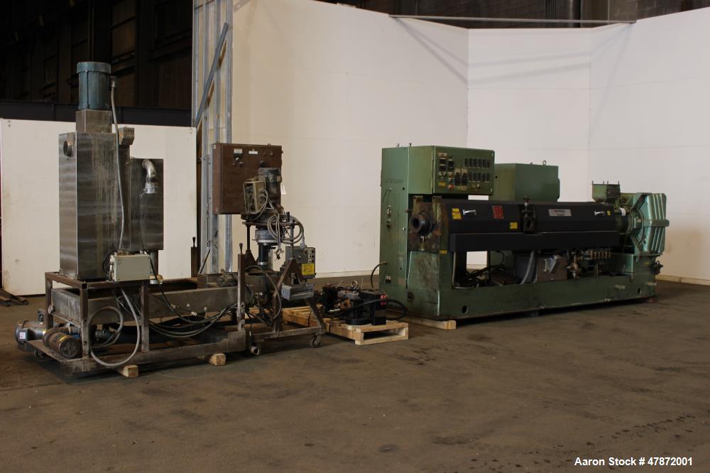 Used Davis Standard Single Screw Pelletizing Line