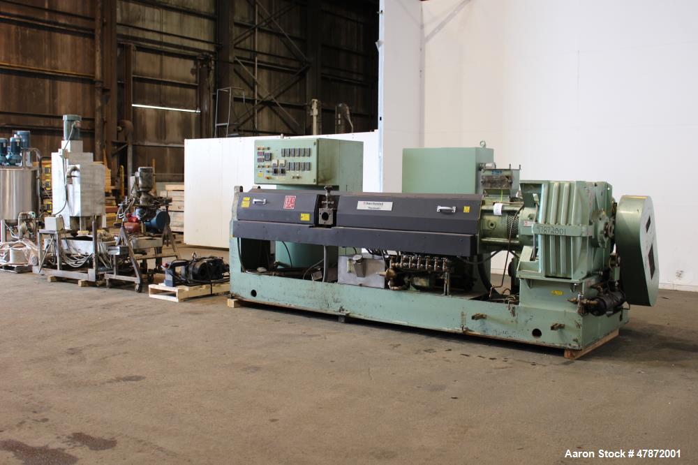 Used Davis Standard Single Screw Pelletizing Line