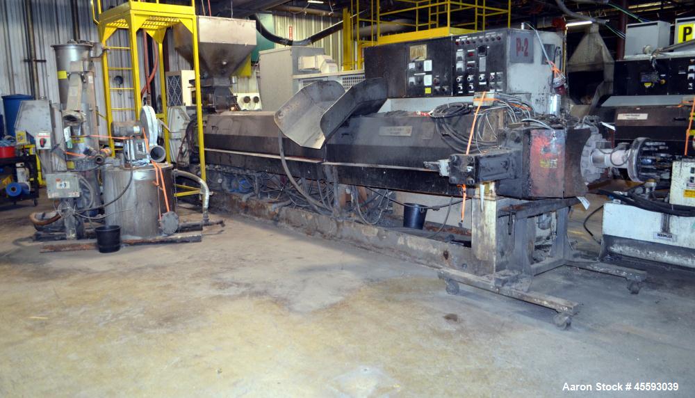 Used 1995 Davis Standard Model 60IN60TPH Pelletizer Extruder