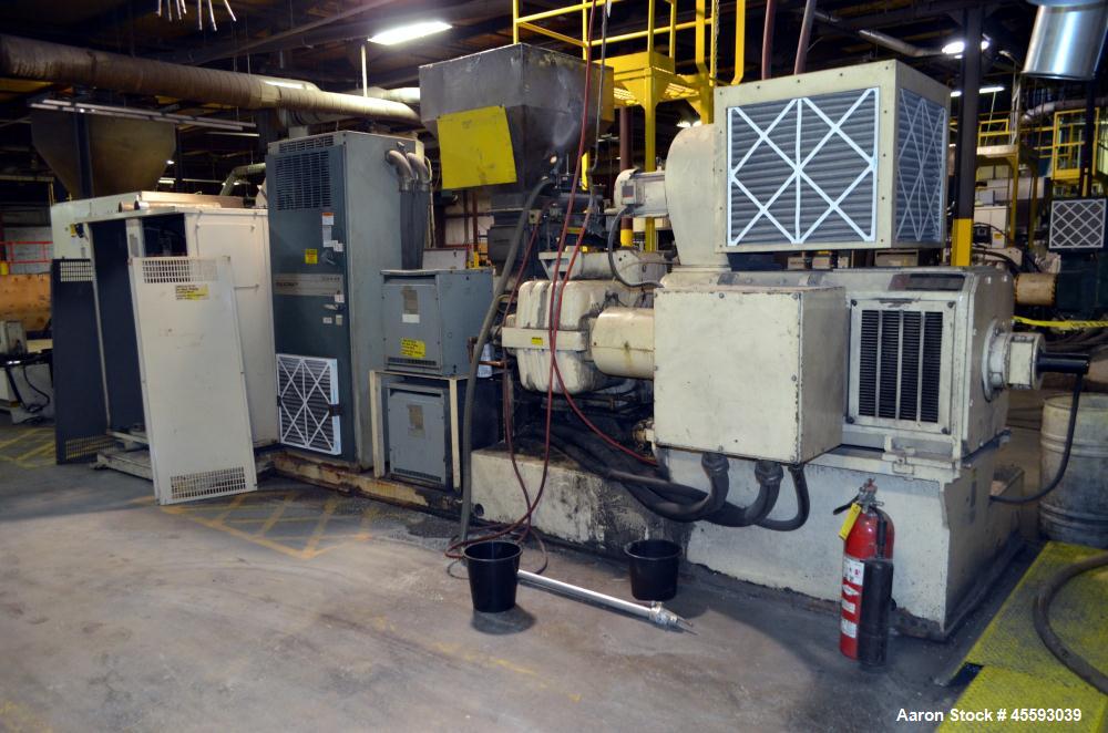 Used 1995 Davis Standard Model 60IN60TPH Pelletizer Extruder