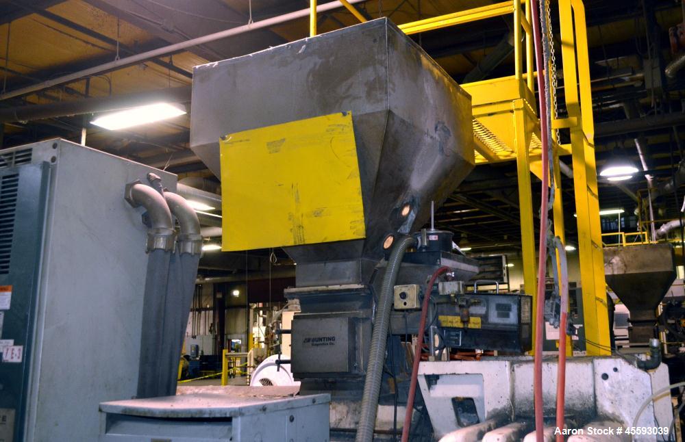 Used 1995 Davis Standard Model 60IN60TPH Pelletizer Extruder