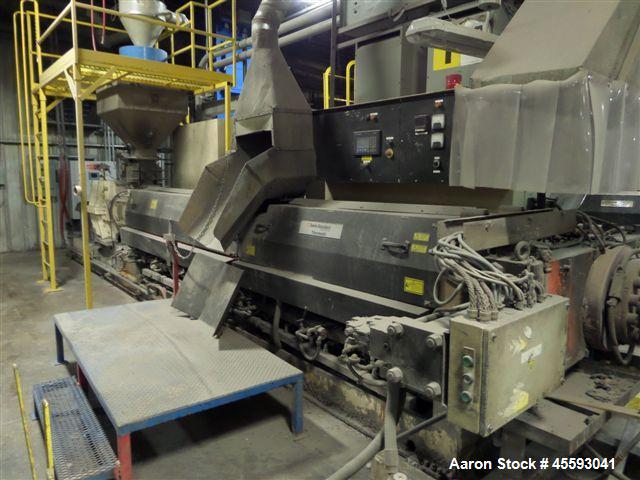 Used 2000 Davis Standard Model 60IN60TPH Pelletizer Extruder