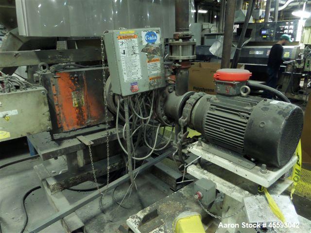 Used Davis Standard 6” Underwater Pelletizing Line Consisting Of: (1) Davis Standard 6” Single Screw Extruder, Model 60IN60TPIH, Serial# 0-5304, SO# 65393, Built 1999. Approximate 38 to 1 L/D ratio. ...