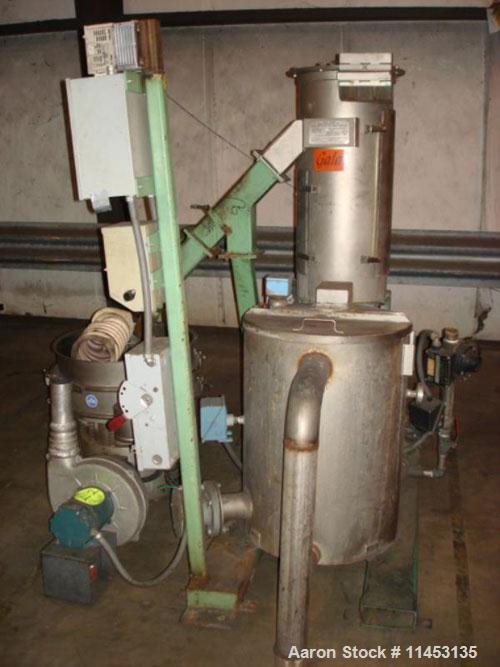 Used One (1) color compounding extrusion line consisting of the following: one (1) Davis Standard extruder, model 251N250SPA201, 2.5" diameter screw, 24:1 L/D ratio, 30 hp, (3) heating zones with ass...