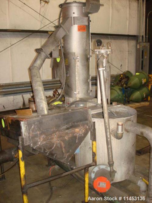 Used- One (1) pelletizing extrusion line consisting of the following: (1) Davis Standard extruder, model 60IN60TH, 6" diamet...