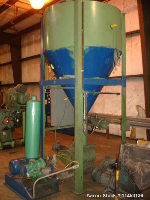 Used- One (1) pelletizing extrusion line consisting of the following: (1) Davis Standard extruder, model 60IN60TH, 6" diamet...